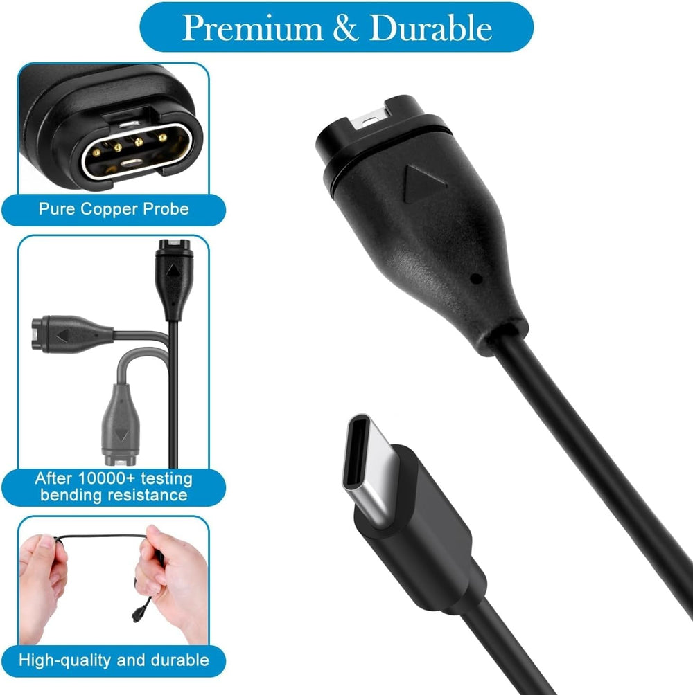 EGK USB-C cable with safety features helps protect devices from overheating or overcharging.