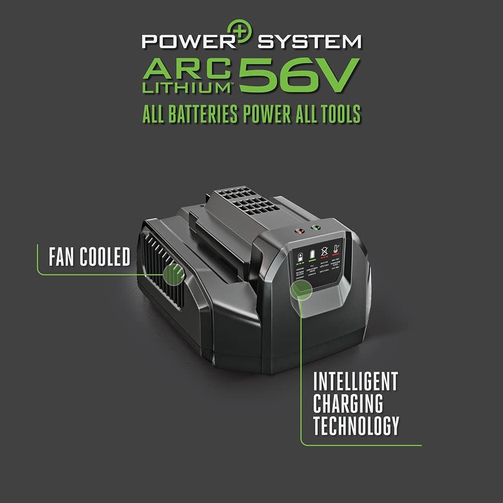 Battery installed in an EGO tool for a compact, tool-ready setup