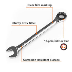 Egofine gear spanner with 12-point design for precise fastener seating.