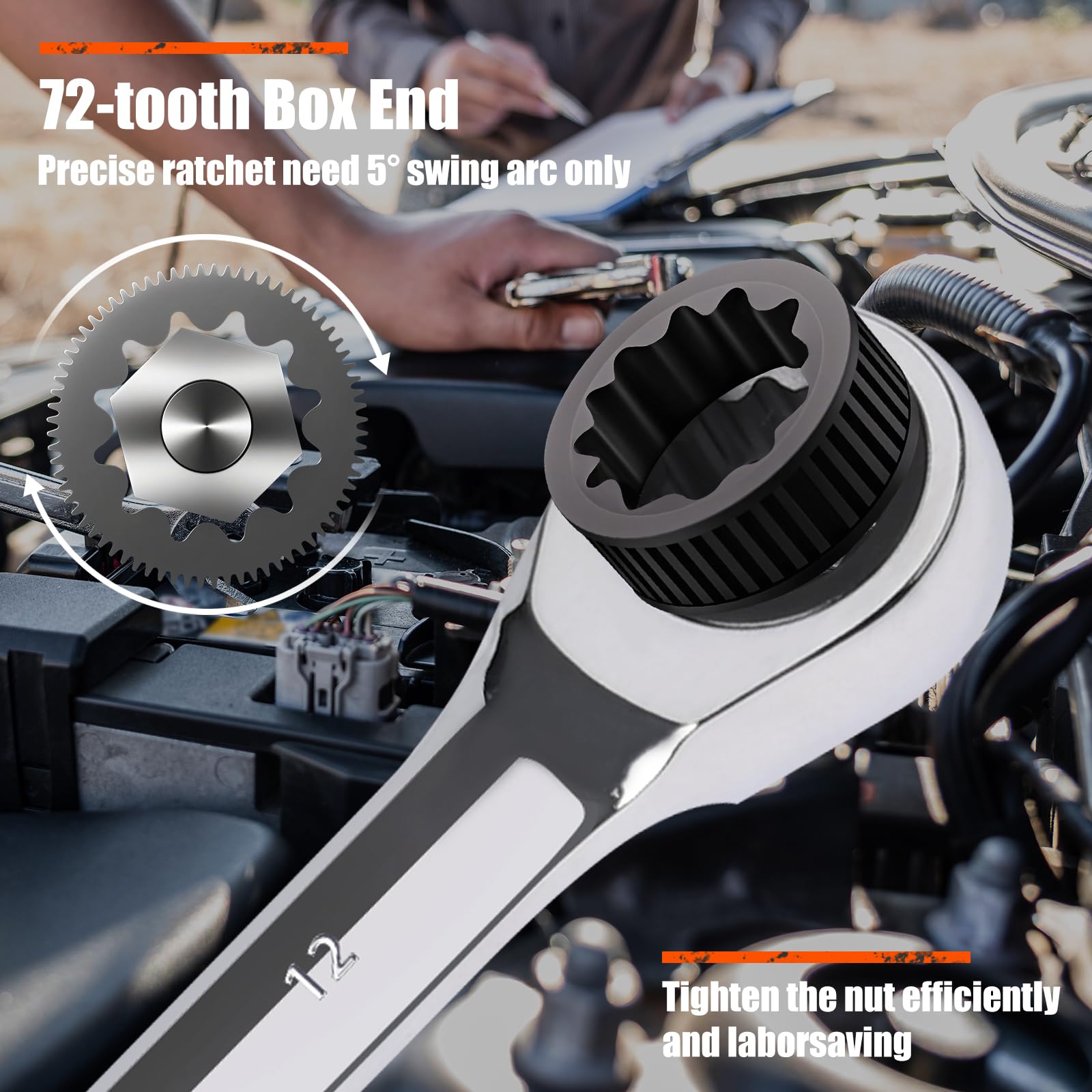 Egofine versatile wrench suitable for home, garage, and bike repairs.