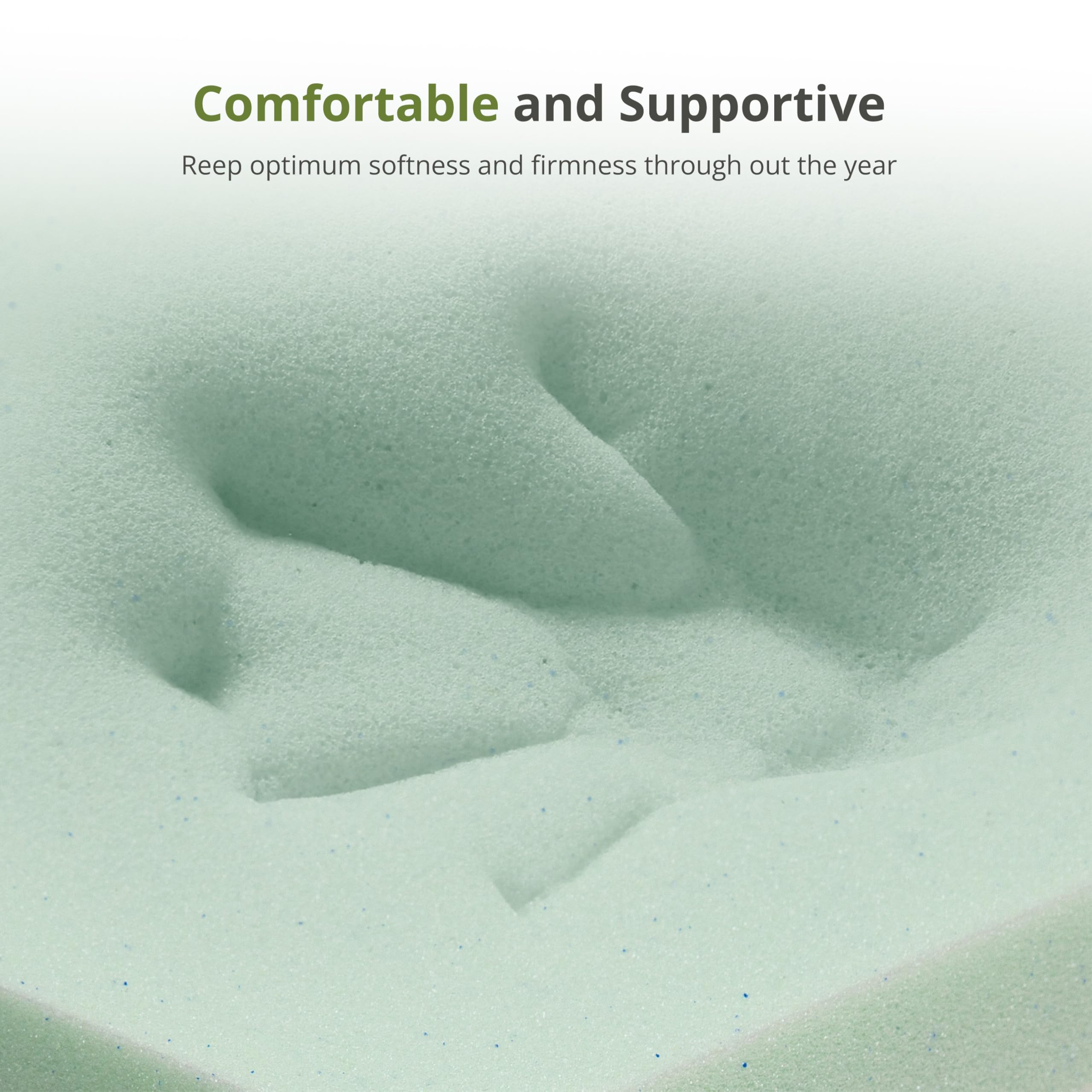 EGOHOME fiberglass-free inner cover for safe, clean use.