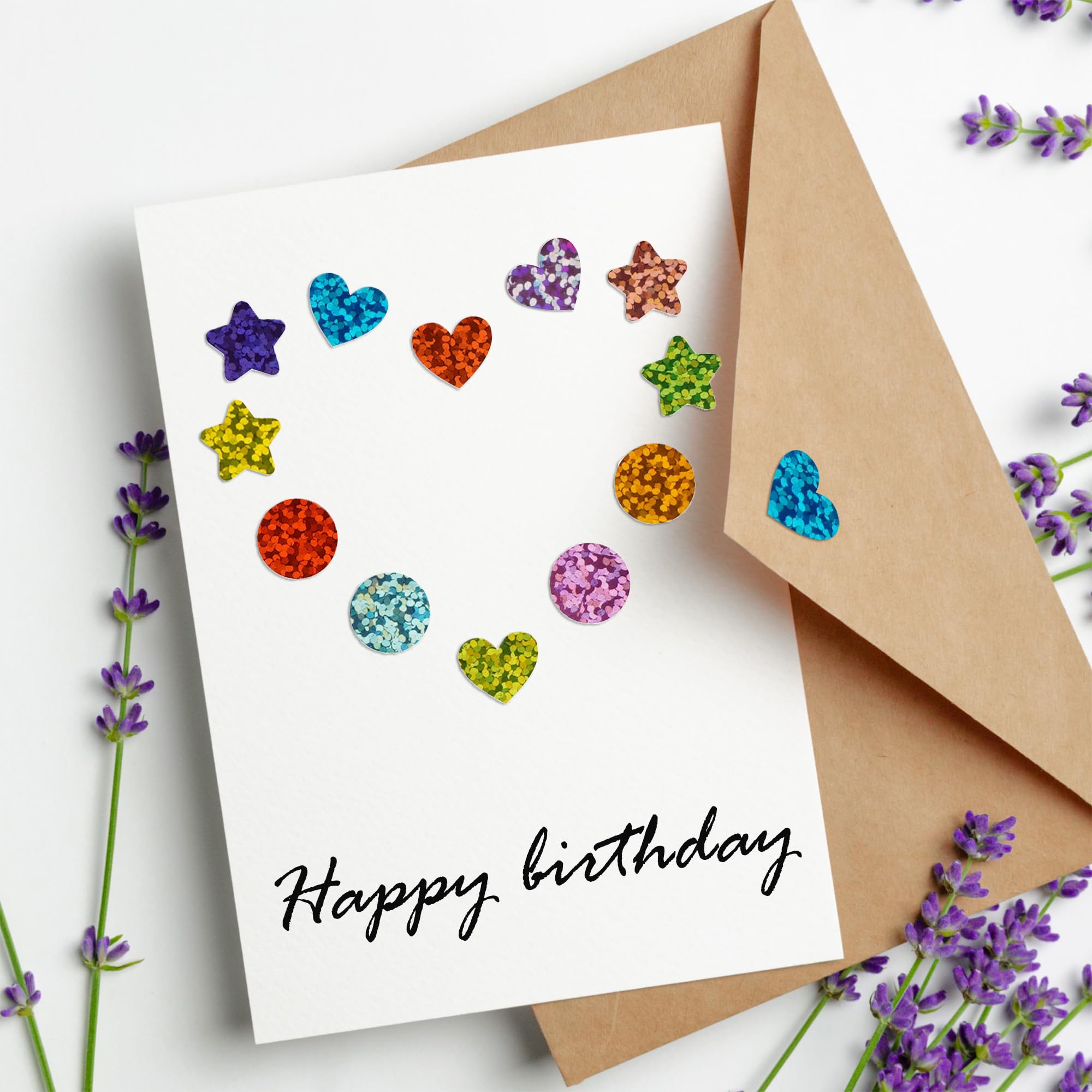 EgretLFsail holographic sticker closeup rainbow shine for crafts