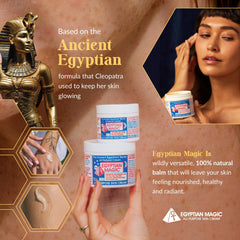 Egyptian Magic cream on hand for daily moisturization