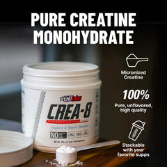 EHP Labs CREA-8 powder dissolves quickly in water