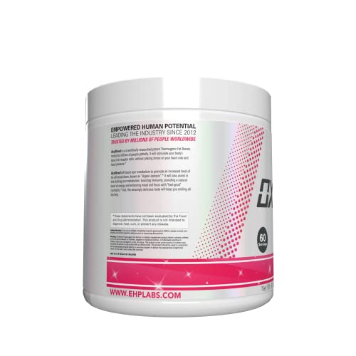 EHP Labs OxyShred Cosmic Blast tub features clear labeling for quick selection.