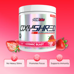 Cosmic Blast powder dissolves quickly for smooth energy without grit.