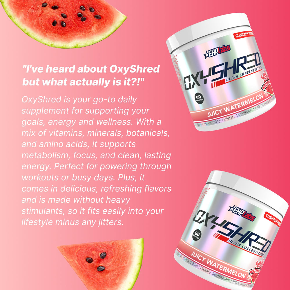L Glutamine included in OxyShred blend