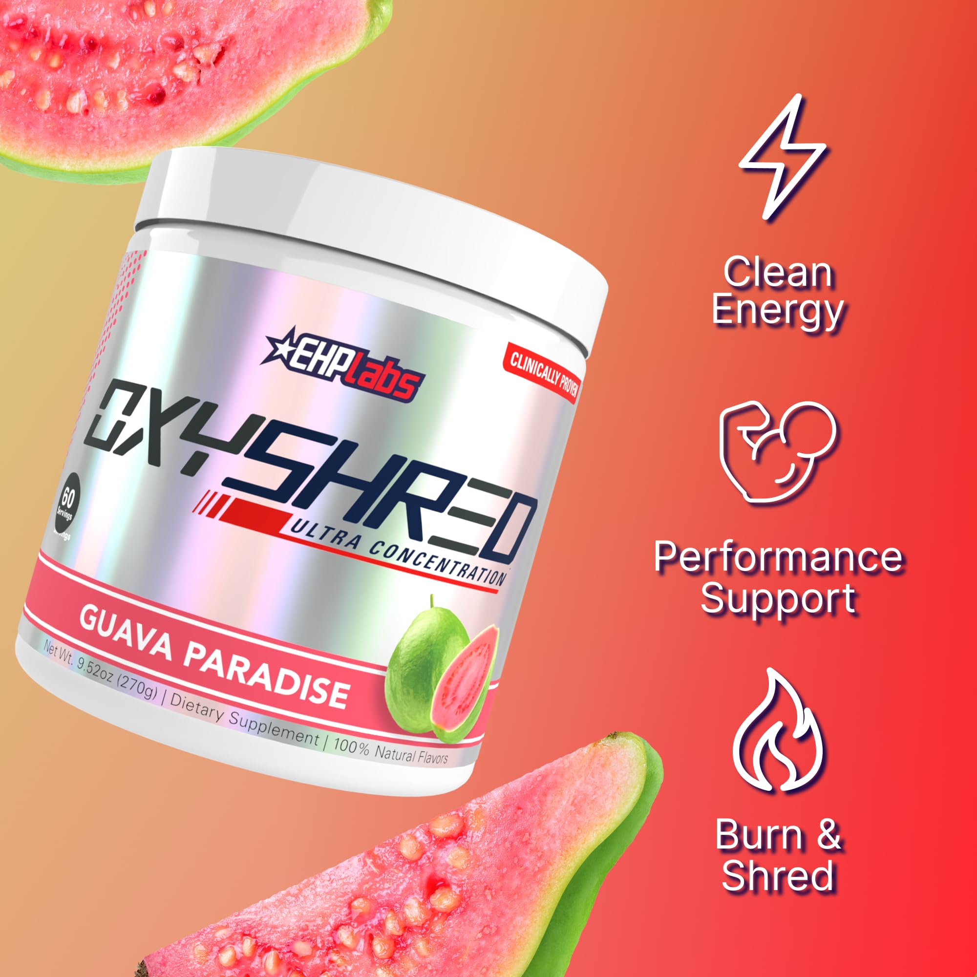 EHP Labs OxyShred Green Coffee Bean Extract closeup indicating natural energy support