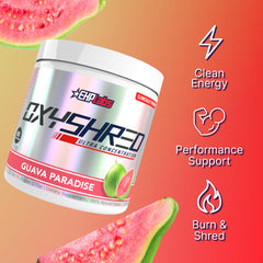 EHP Labs OxyShred Green Coffee Bean Extract closeup indicating natural energy support