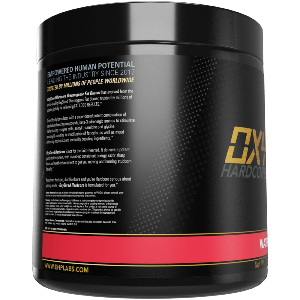 Shaker bottle with mixed OxyShred Hardcore ready to drink.