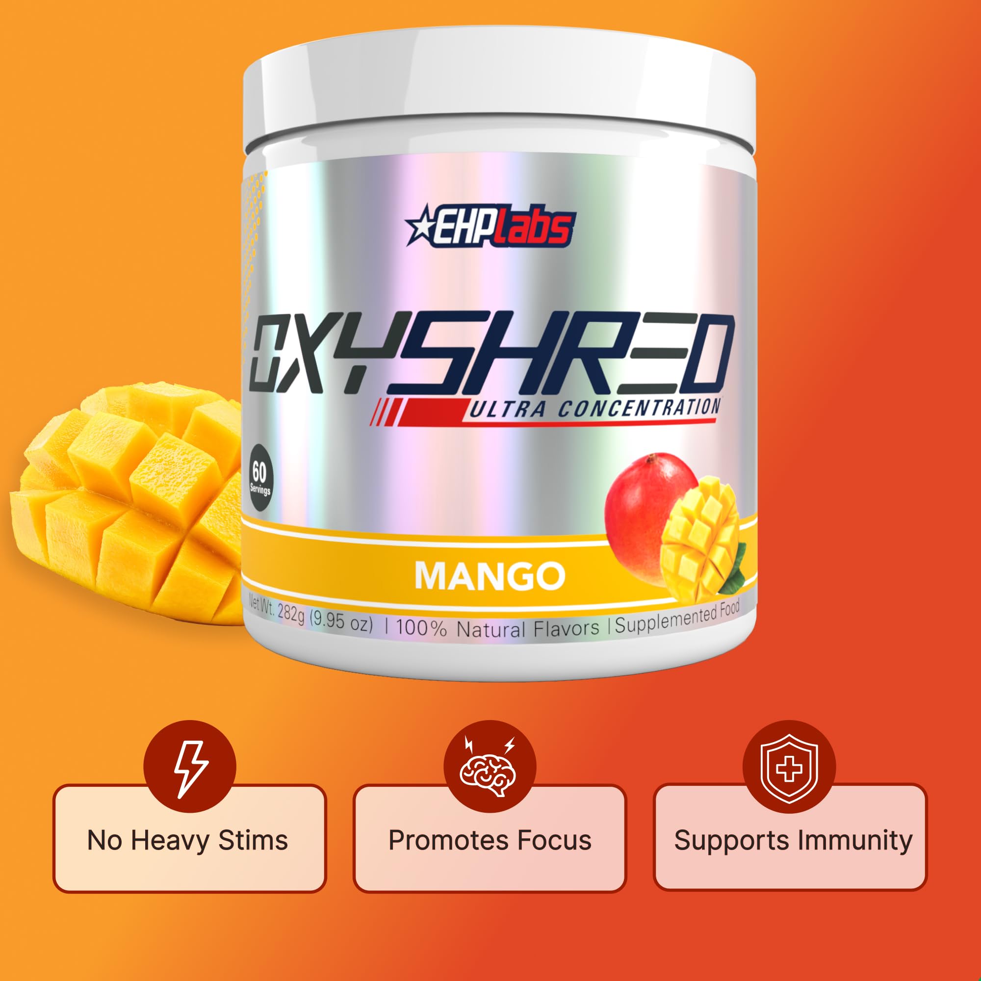 EHP Labs OxyShred shaker bottle ready for an on the go pre workout ritual.