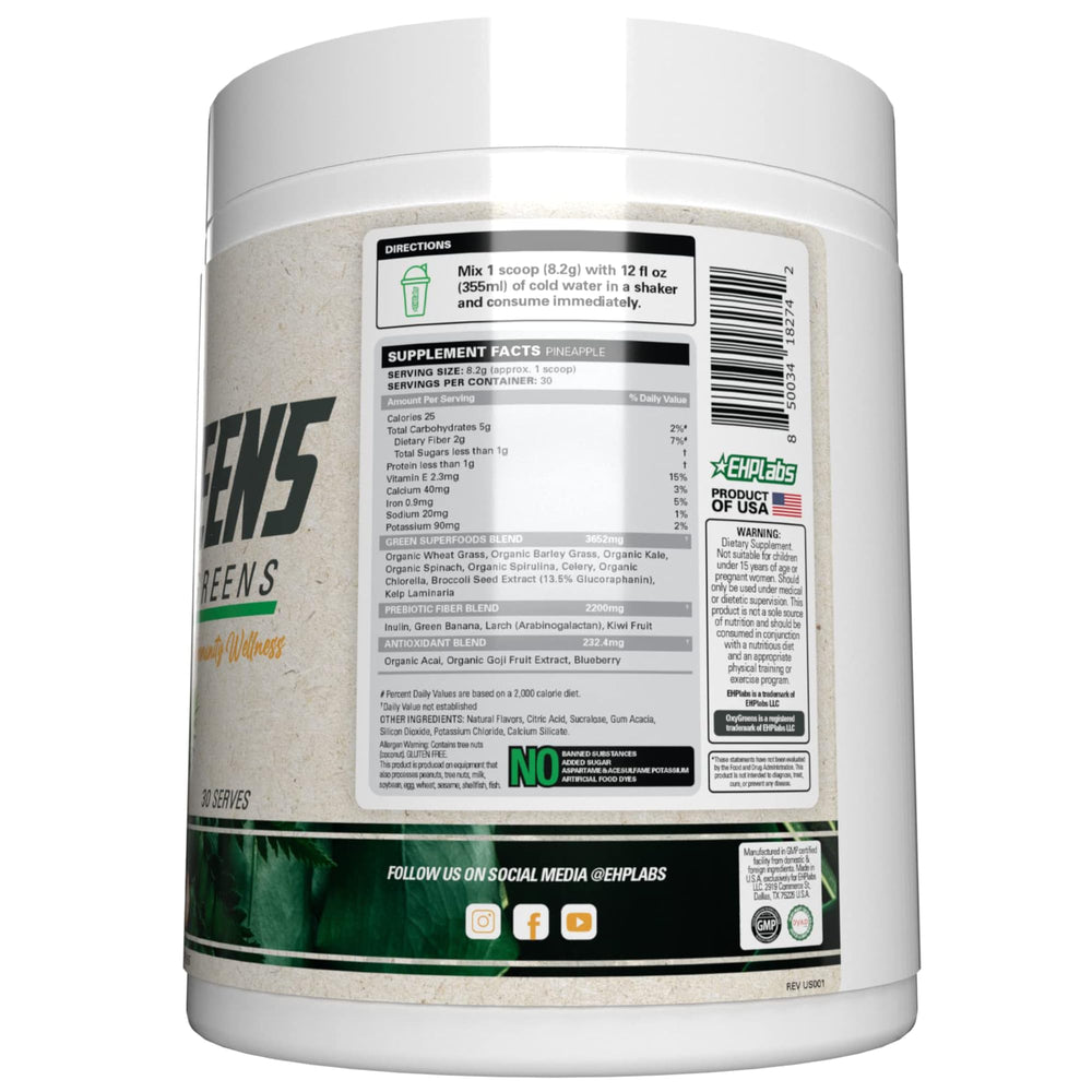 EHP Labs OxyGreens garden bowl scene for daily wellness
