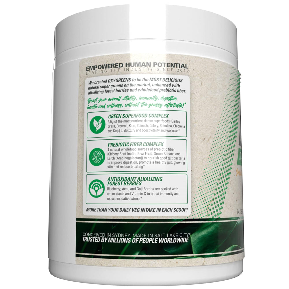 EHP Labs OxyGreens pineapple flavor visual suggesting refreshing taste
