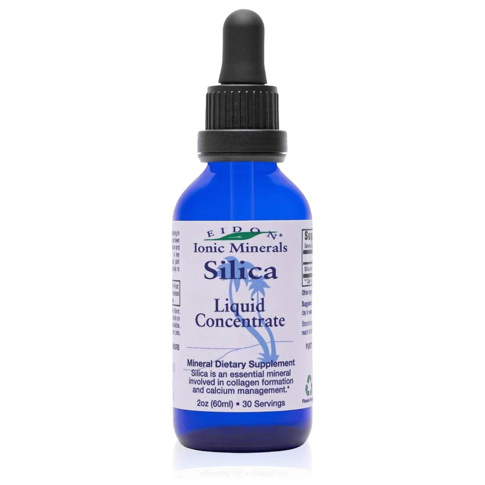 Eidon Liquid Silica bottle with clear liquid for easy daily use