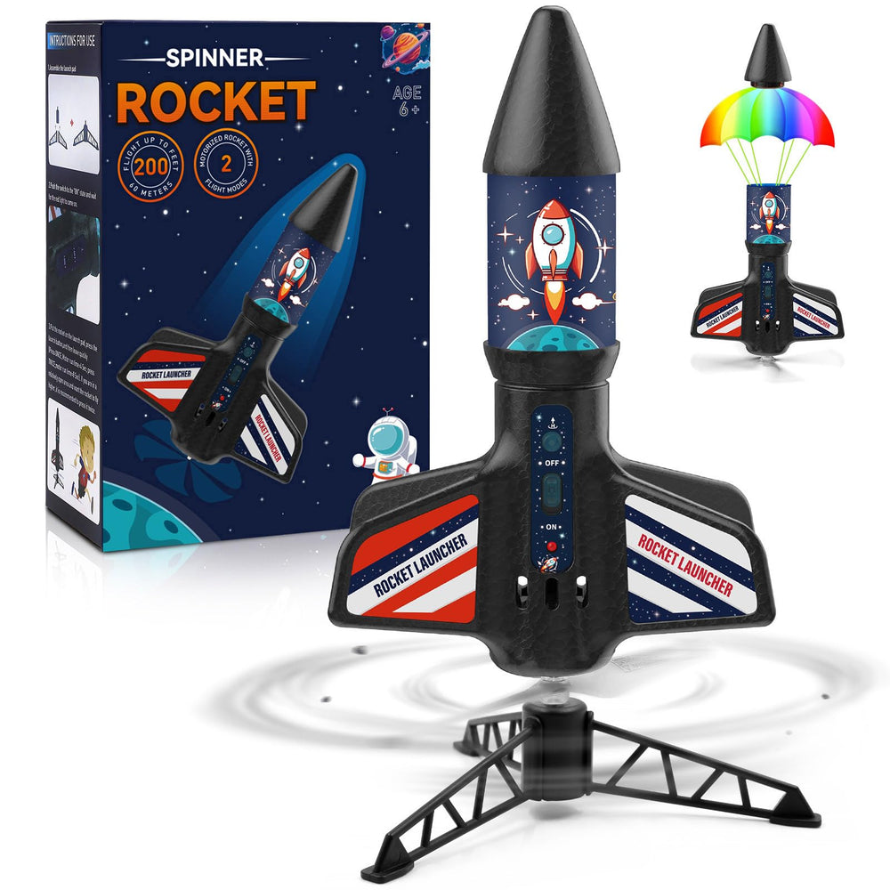 Eieymct Rocket Launcher base stand ready for outdoor play and easy setup.