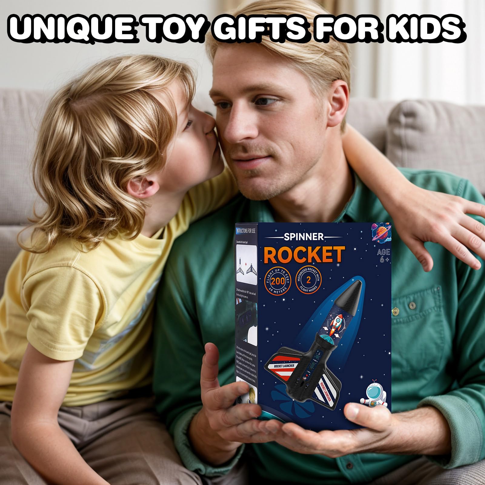 Eieymct Rocket Launcher makes a thoughtful gift for curious kids and space lovers.