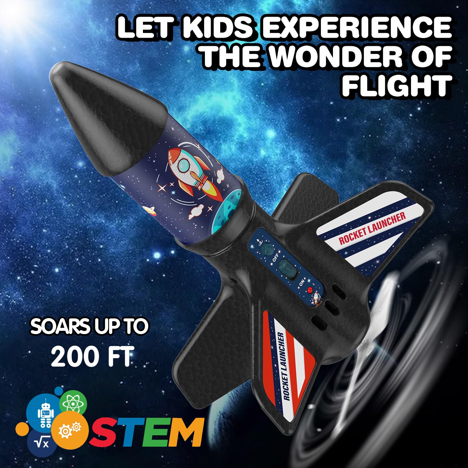 Eieymct Rocket Launcher on the pad, ready for a high-flying backyard adventure.