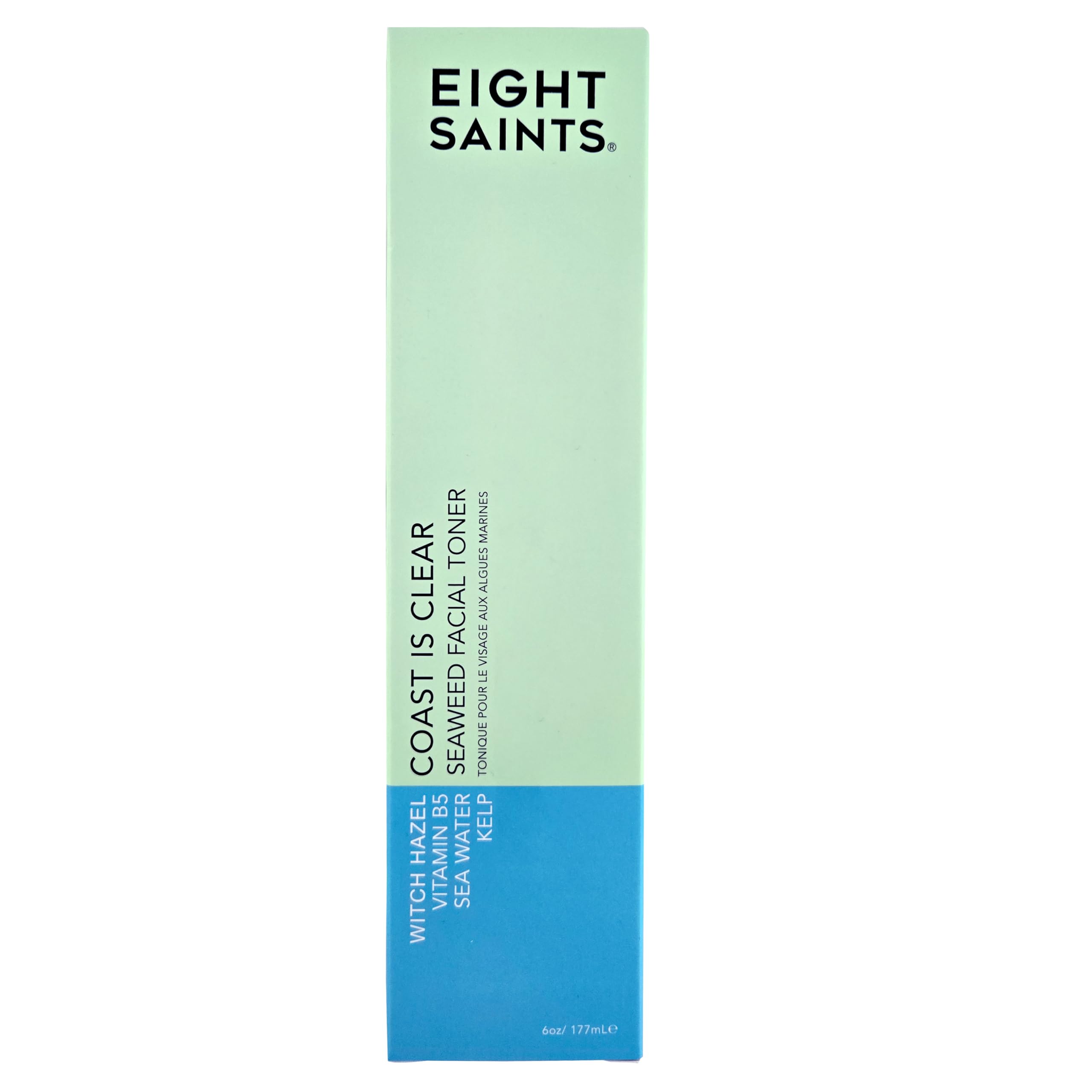 Eight Saints Coast is Clear pump application in bathroom setting.