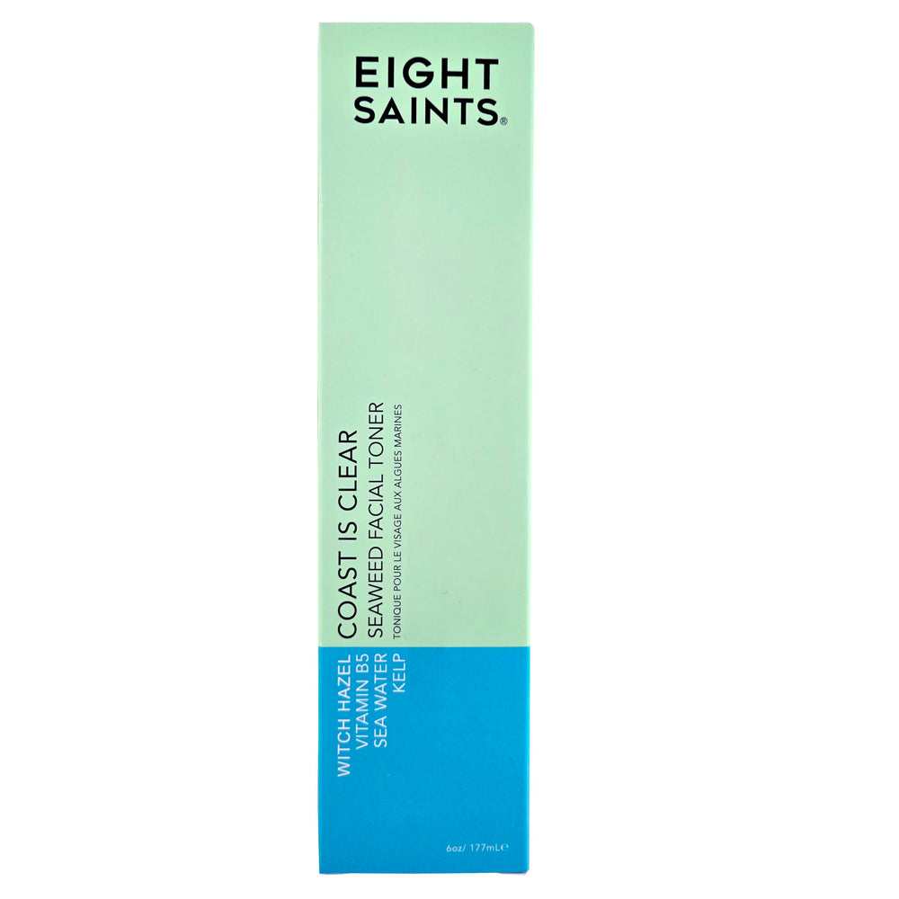 Eight Saints Coast is Clear pump application in bathroom setting.