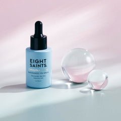 Eight Saints Original Cin serum label front showing fragrance-free formula.