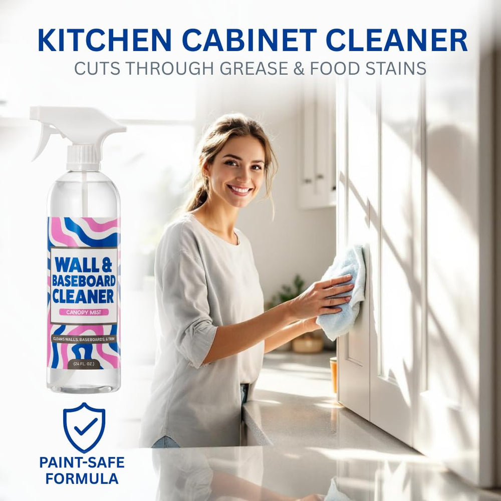 Eight Twelve 812 wall cleaner doors and trim refreshed with mist application.