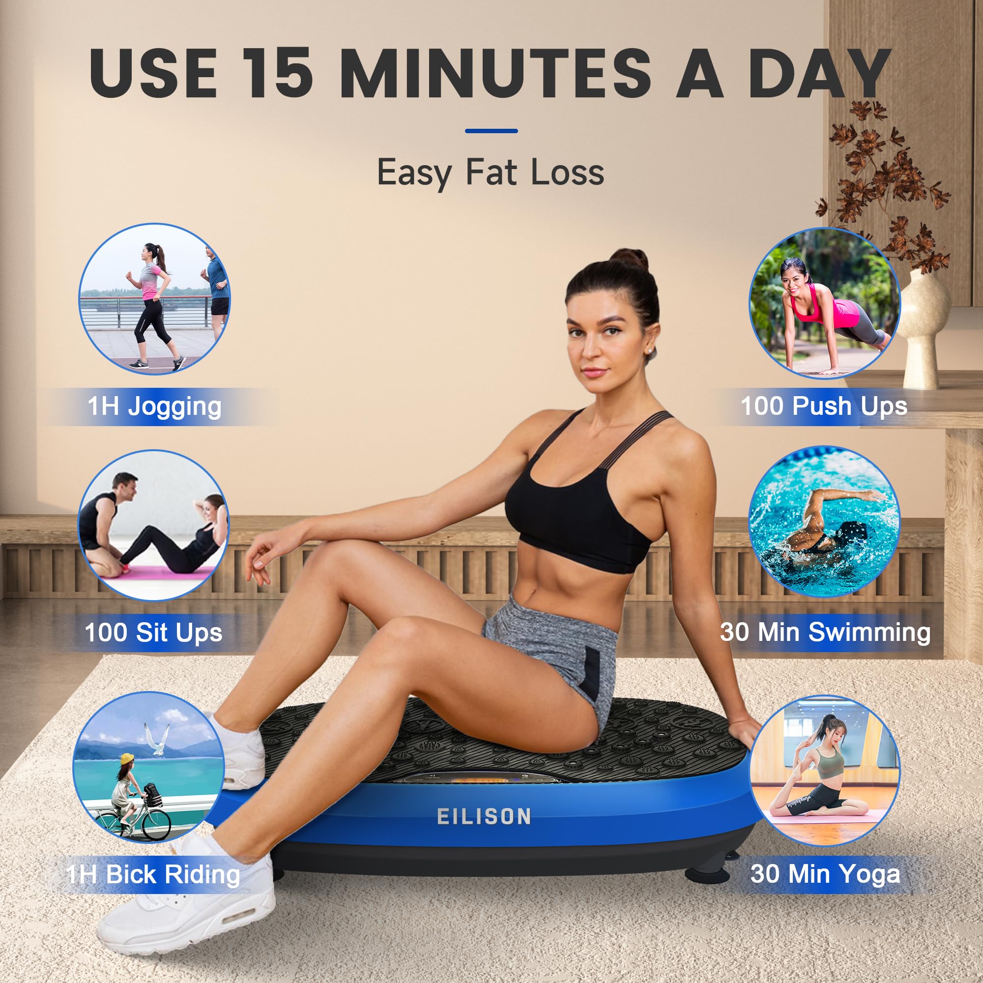 EILISON FitMax 3D XL loop bands for versatile resistance training at home.
