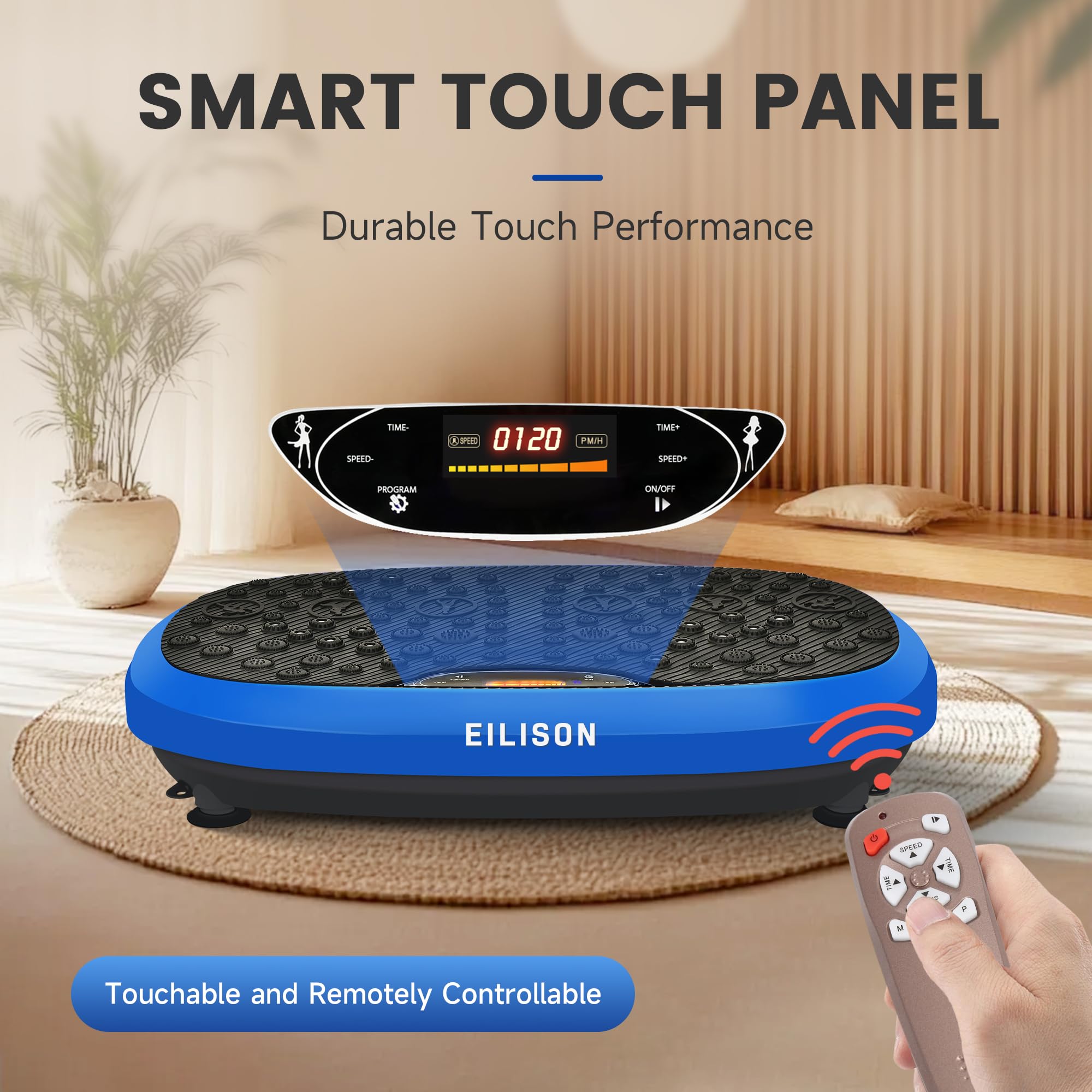 EILISON FitMax 3D XL near-silent motor keeps workouts discreet.