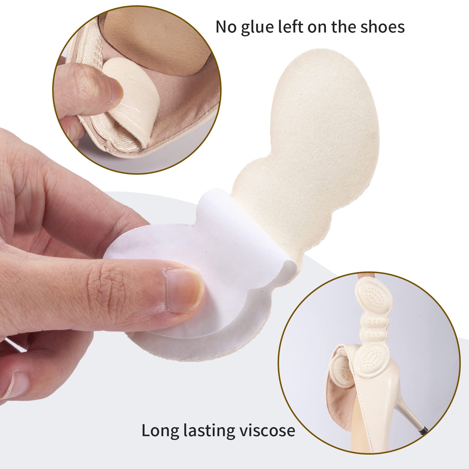 EIRMAT heel pain relief design minimizing rubbing