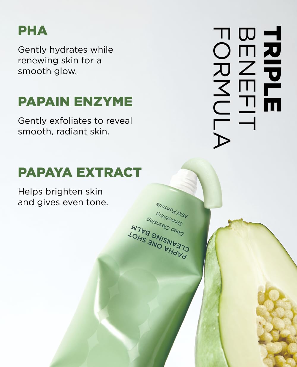 Either& PAPHA cleansing balm emulsifies into milky rinse, removing makeup