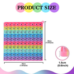 EK-Memory-fish 100-number design for math practice and pattern recognition.