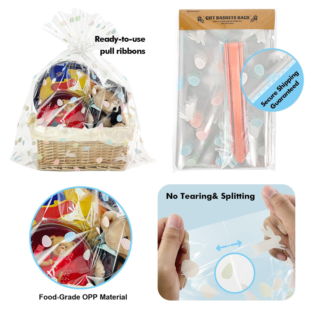 EKAPACKAGING tear resistant food grade OPP wrap ensures durable protection.