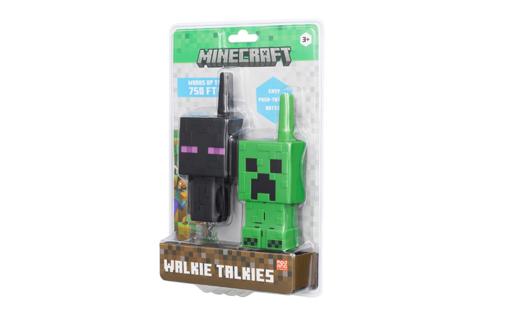 ekids minecraft walkie talkie graphics enhance imaginative play.
