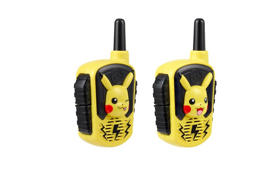 ekids pokemon walkie talkie gift ready image: a fun present for birthdays and holidays.