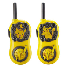 ekids Pokemon Walkie Talkies Pikachu front view for kids' play