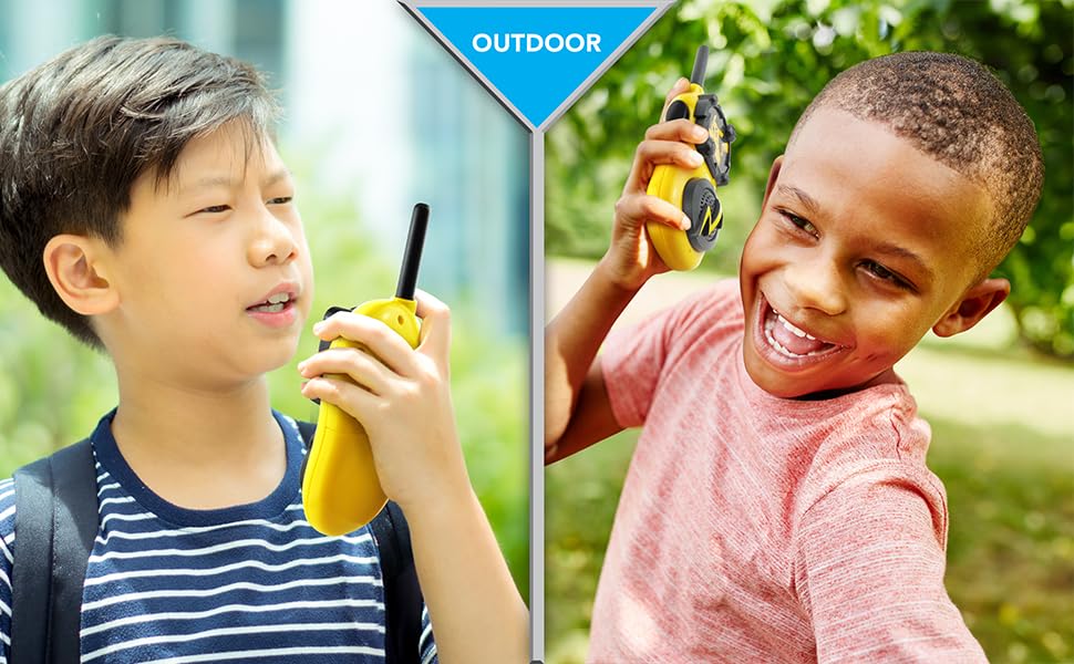 ekids Pokemon Walkie Talkies static-free design for clear messages