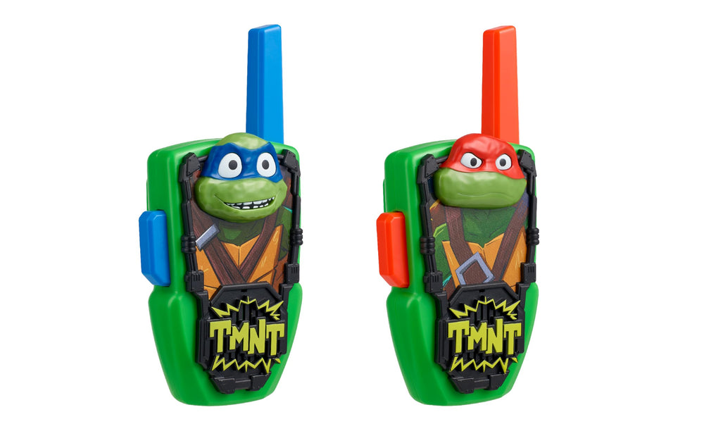 eKids TMNT walkie talkies suitable for indoor and outdoor play.