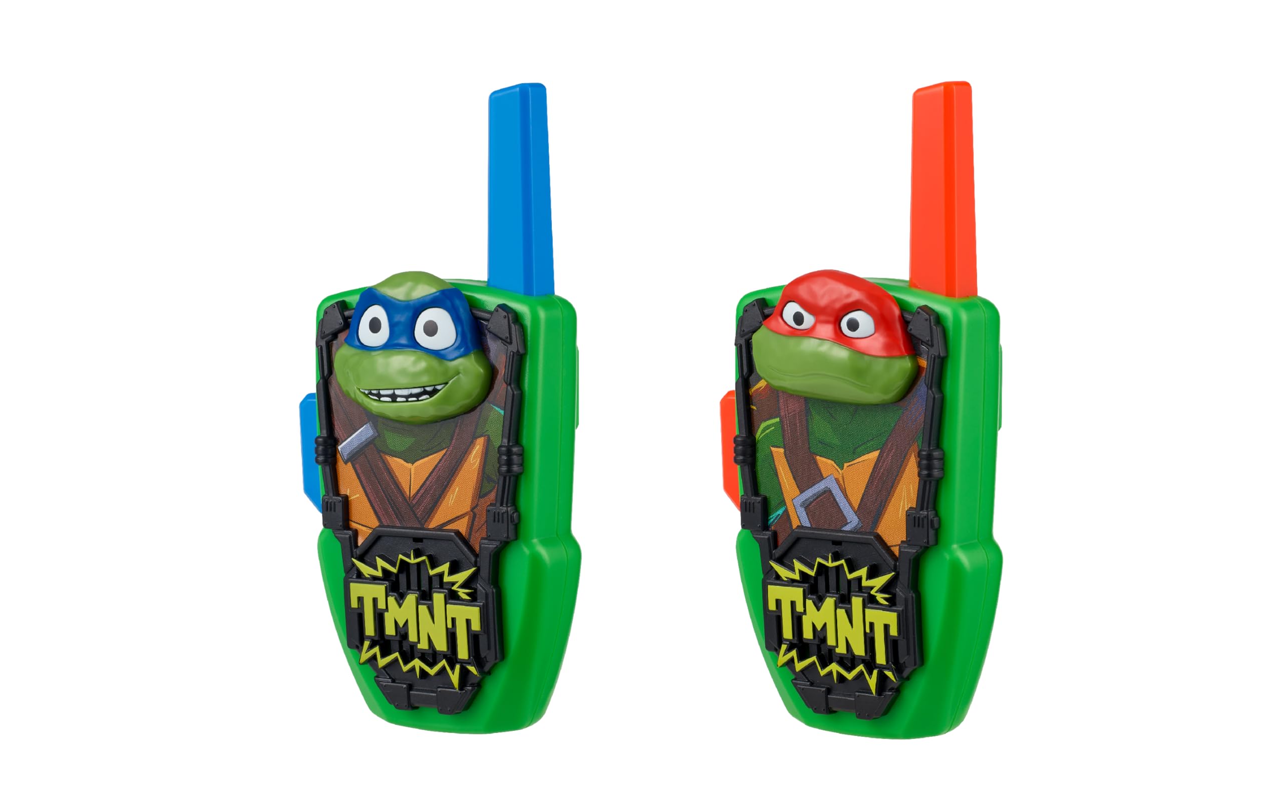 eKids TMNT walkie talkies ninja turtles branding boosts kid appeal.