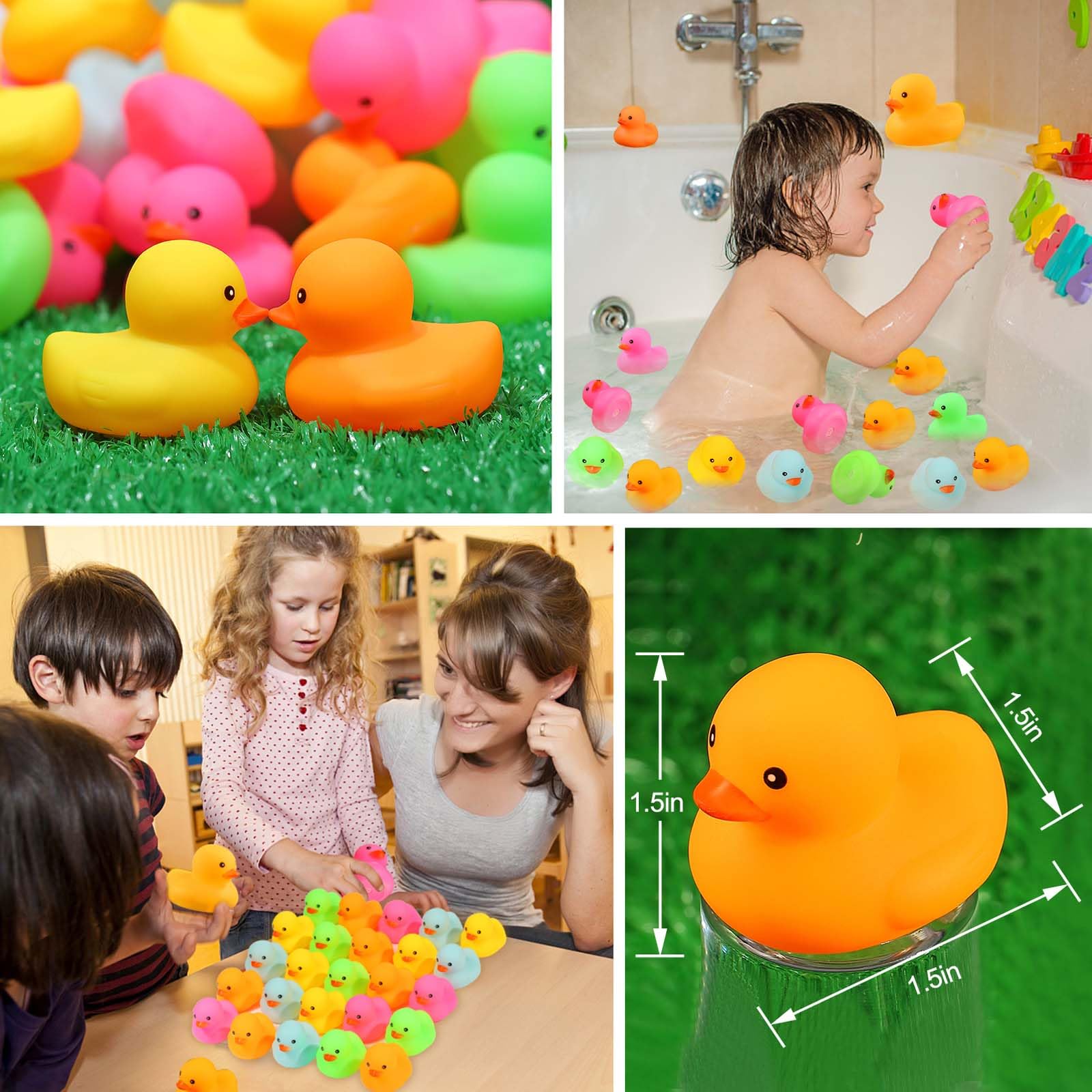 EKisemio ducks for pool games and outdoor play