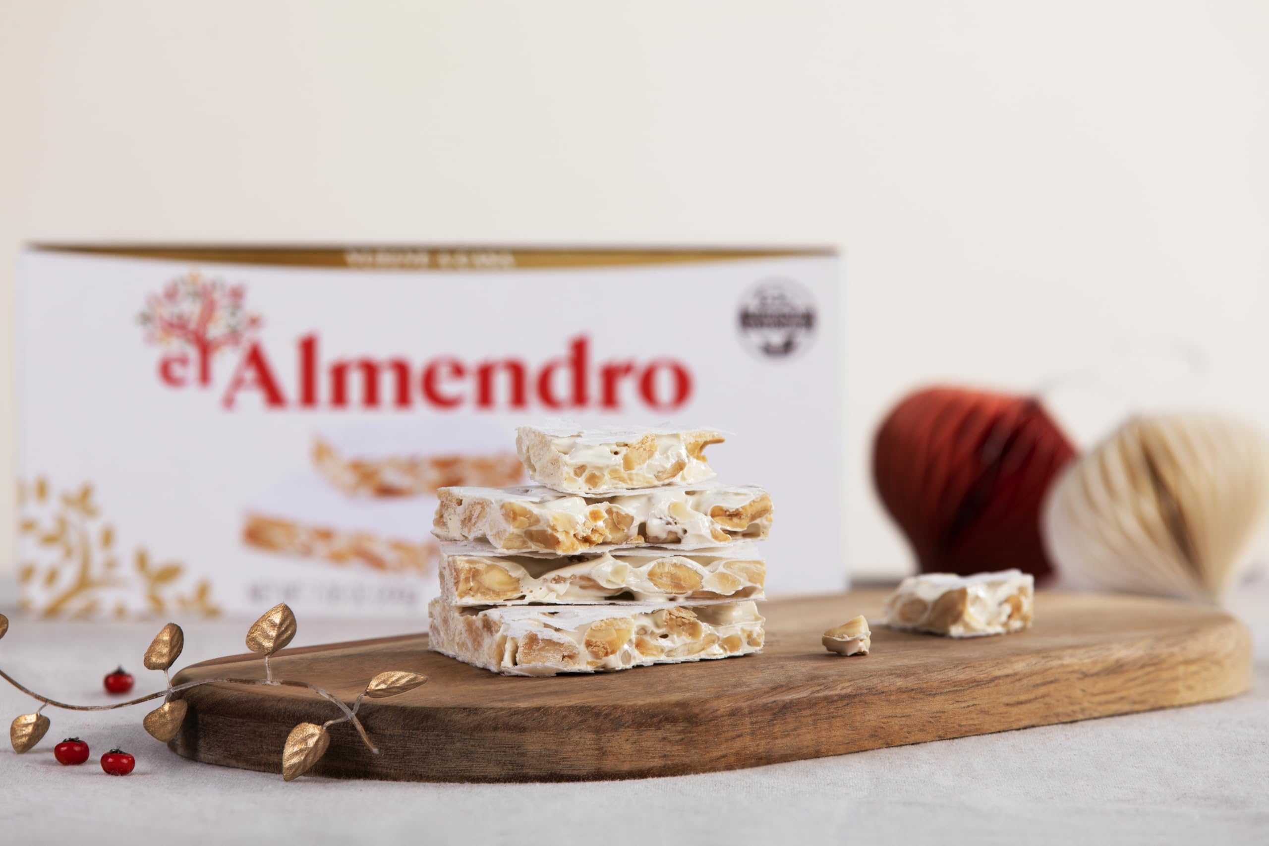 El Almendro Turrón Duro traditional recipe with premium almonds