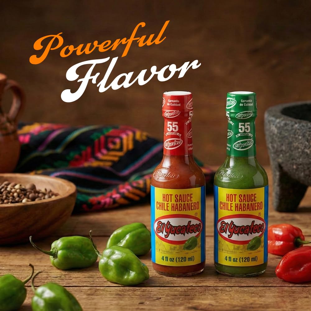 El Yucateco 2-pack label shows convenient pairing of red and green sauces