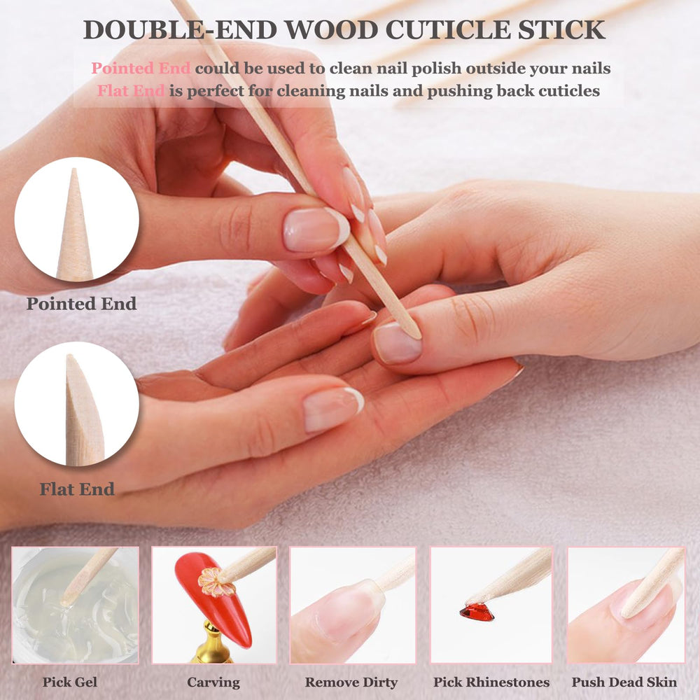 ELALRAU instruction card guiding simple steps for nails
