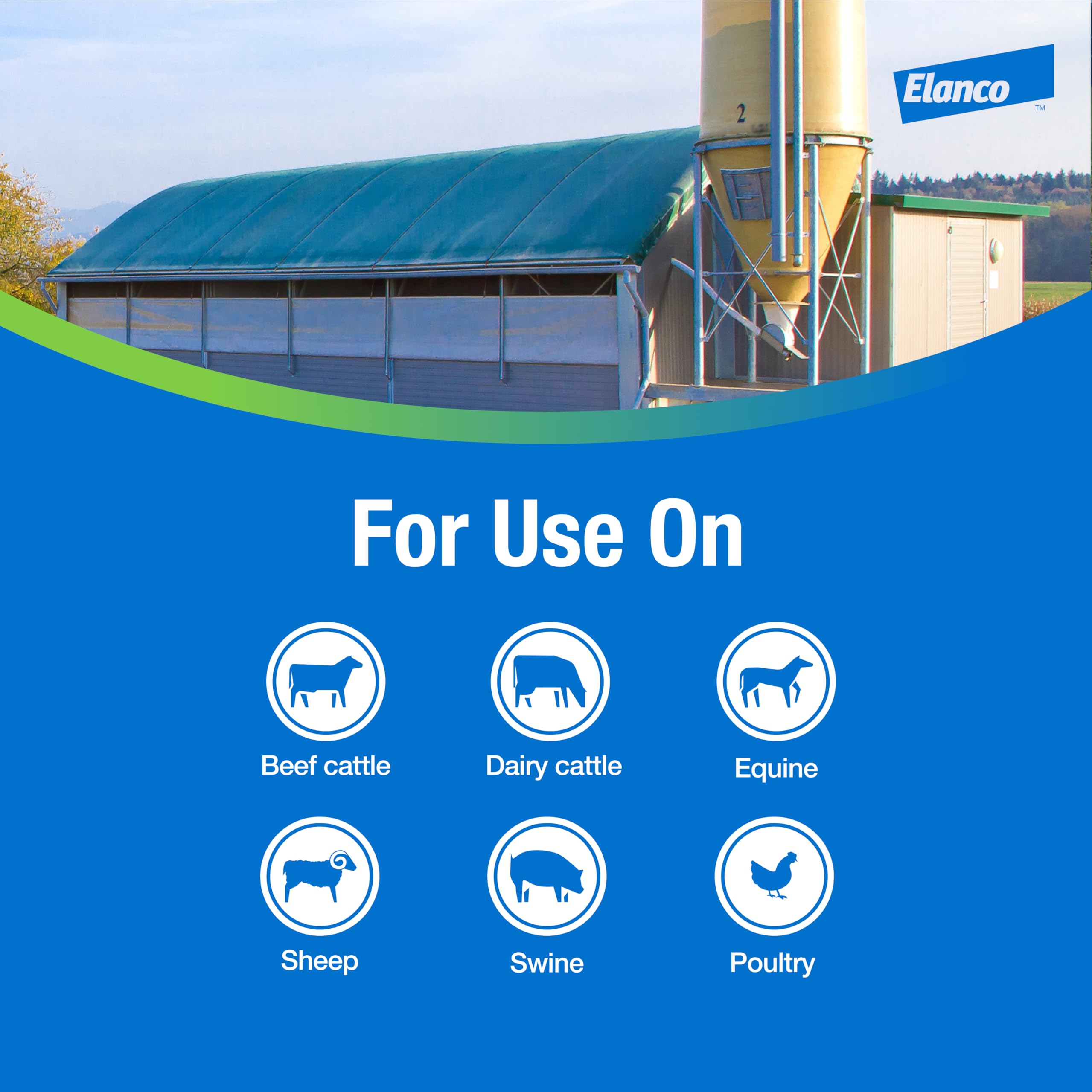 Elanco Permectrin II fogging method for large animal housing