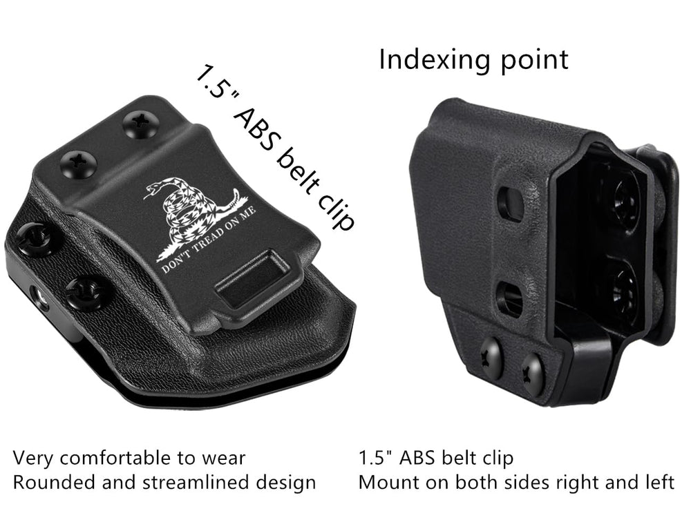 Ambidextrous holster suitable for right or left-handed carry
