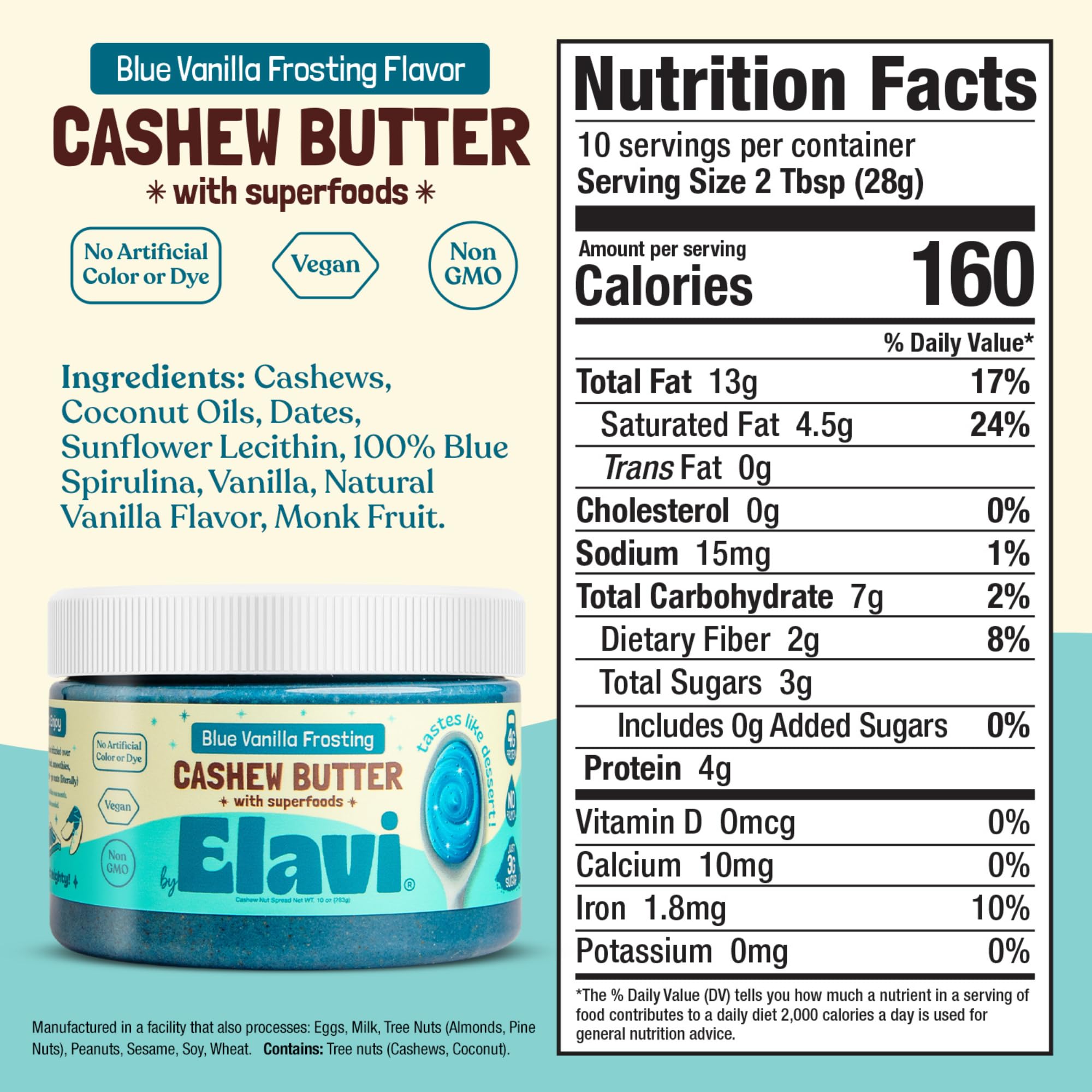 ELAVI Keto Cashew Butter on toast, creamy layer for a quick, low-sugar breakfast.
