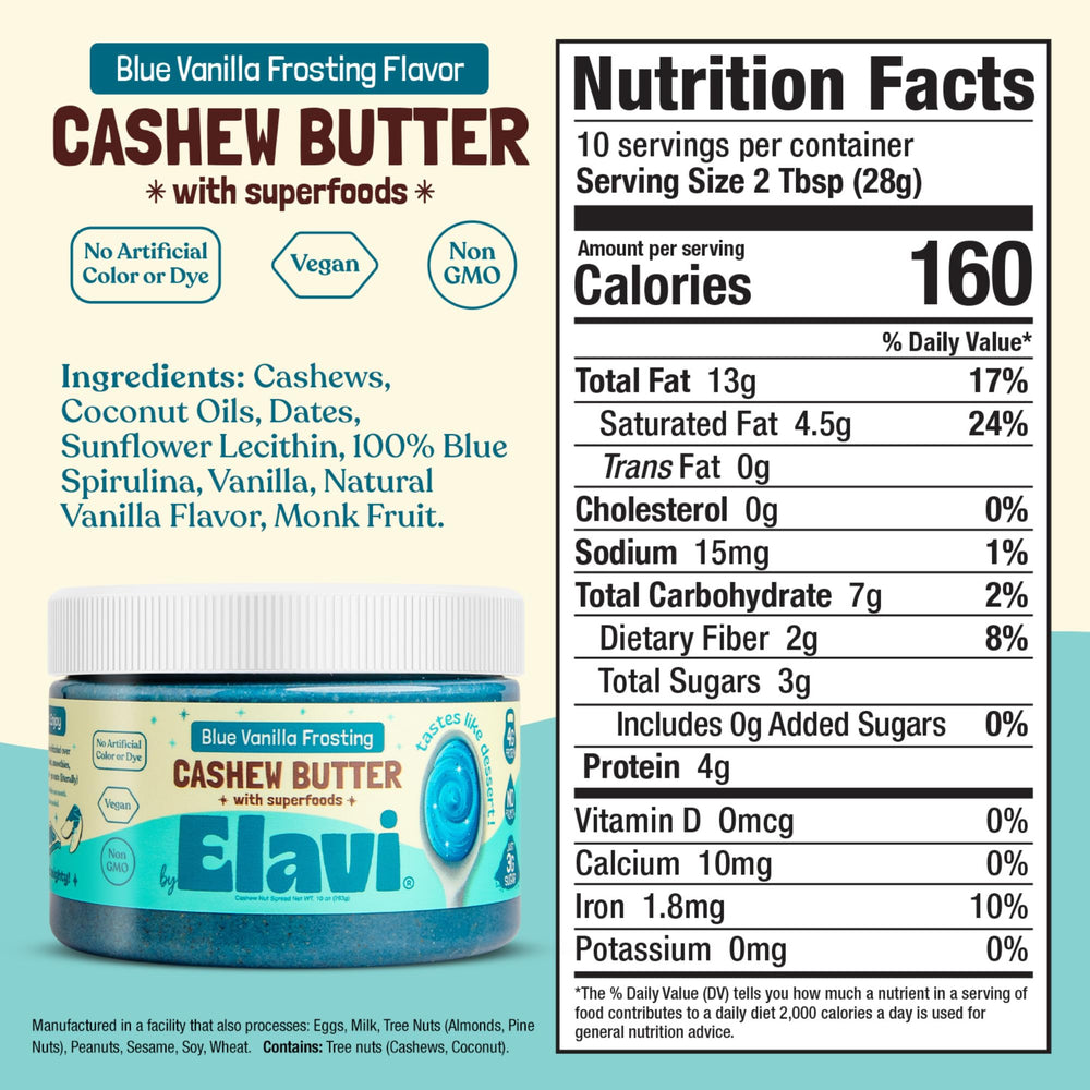 ELAVI Keto Cashew Butter on toast, creamy layer for a quick, low-sugar breakfast.