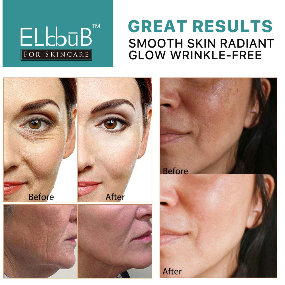 ELBBUB evening application of retinol serum on clean skin for overnight renewal