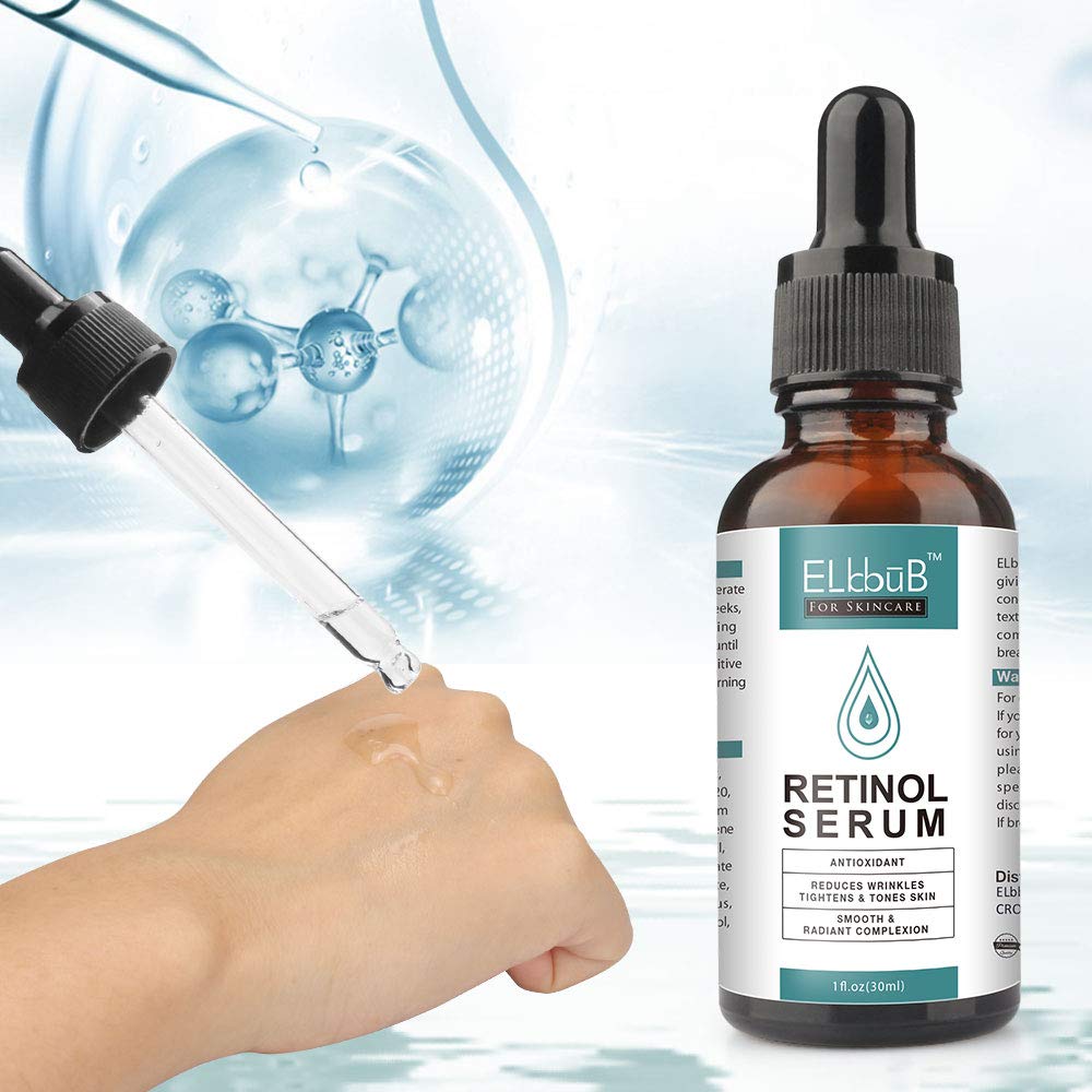 ELBBUB morning application of vitamin C serum on clean skin for a radiant start