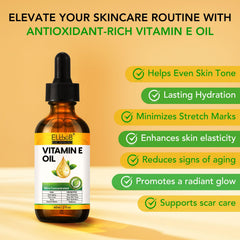 ELBBUB Premium Vitamin E Oil on skin for smooth hydration