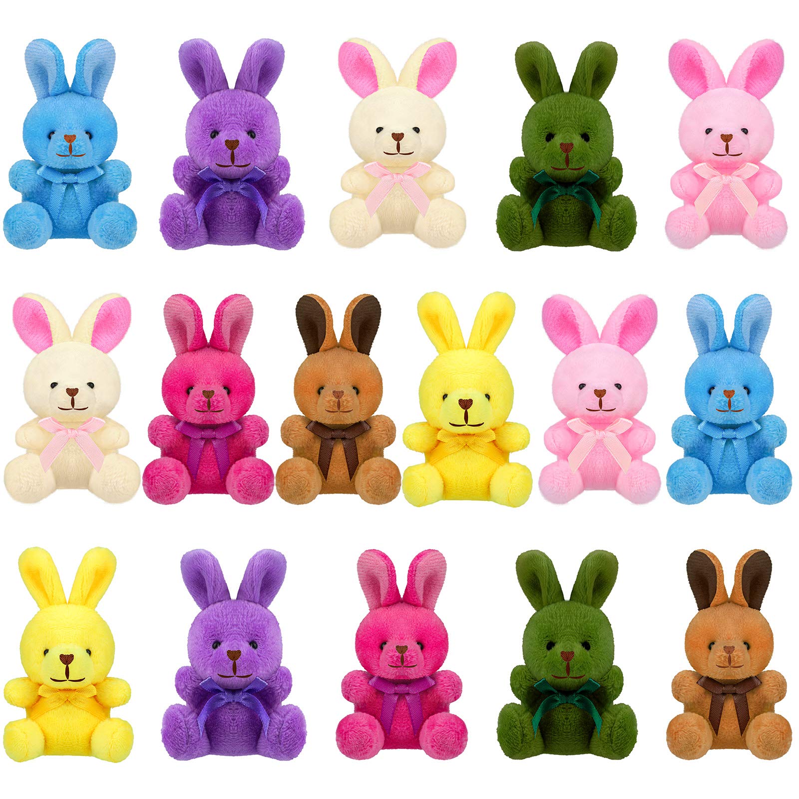 Elcoho Easter Bunny plush in blue, perfect as a charming Easter basket filler.