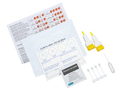 EldonCard dried antibody formulations enable quick at-home blood typing